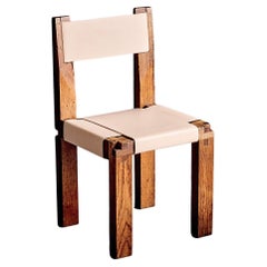 Silla de madera Early S 11 de Pierre Chapo Francia Años 60