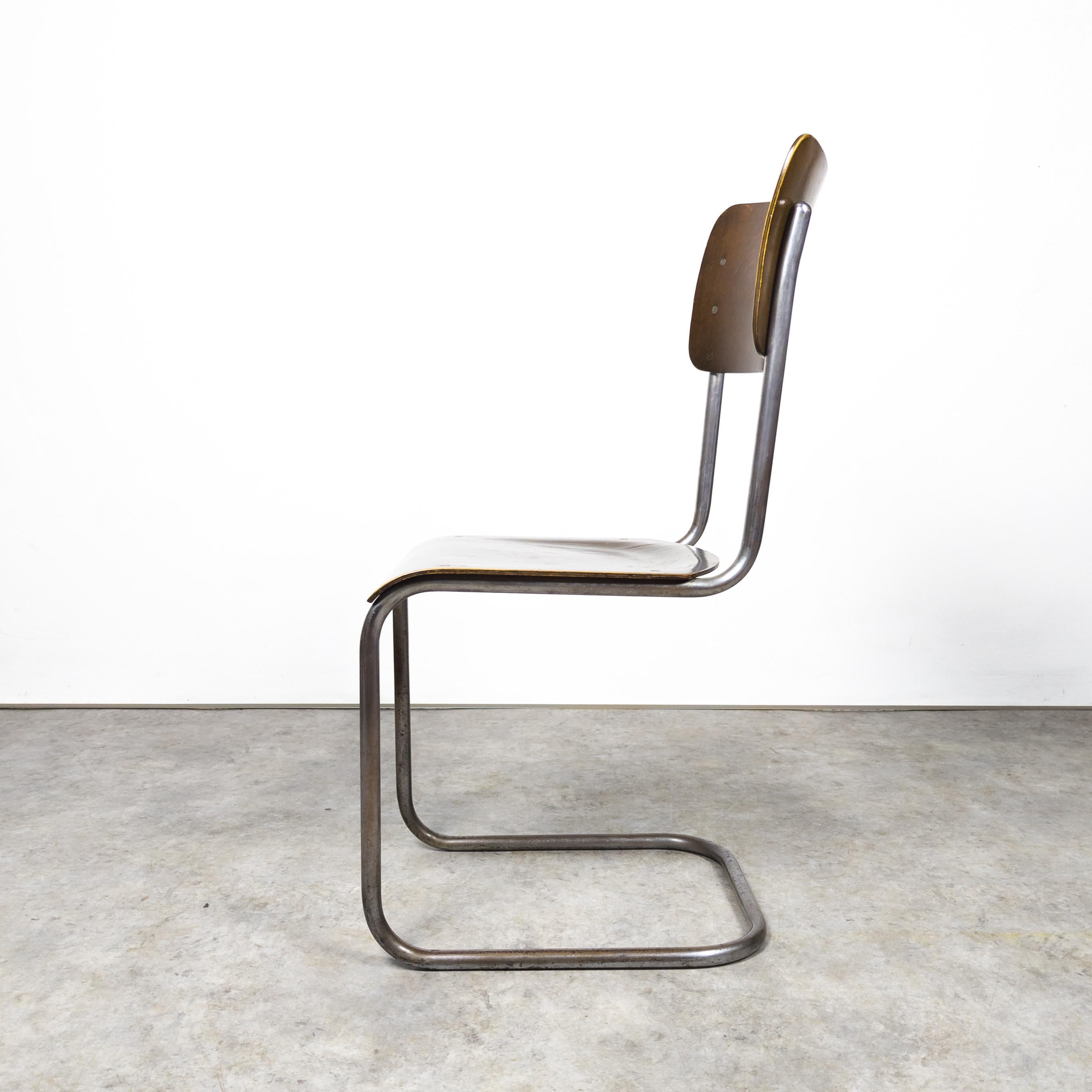 Early S 43 cantilever chairs by Mart Stam, 1930s For Sale 5
