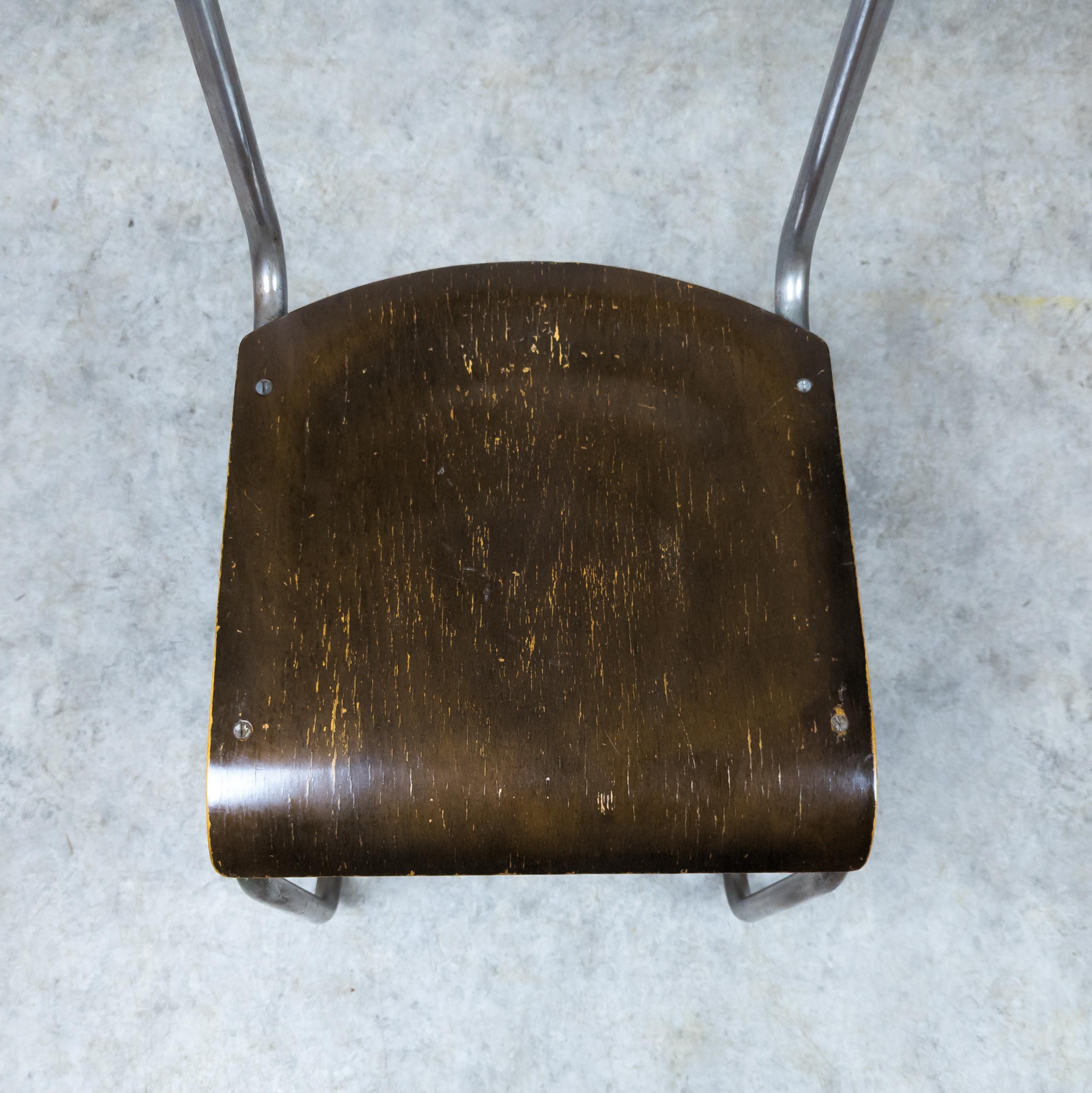 Early S 43 cantilever chairs by Mart Stam, 1930s For Sale 9