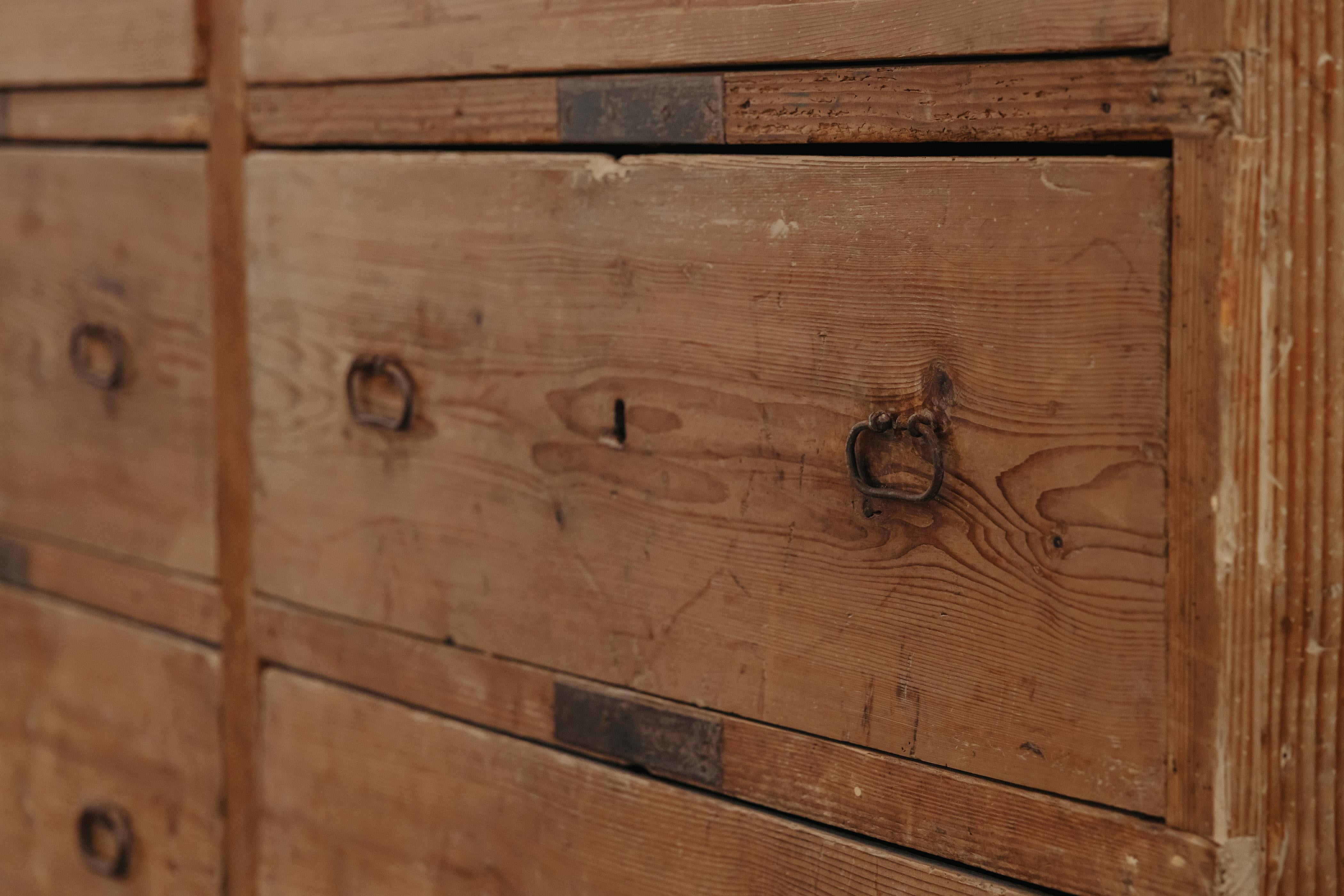 Late 18th Century Early Sacristy Chest From Italy, Circa 1780 For Sale