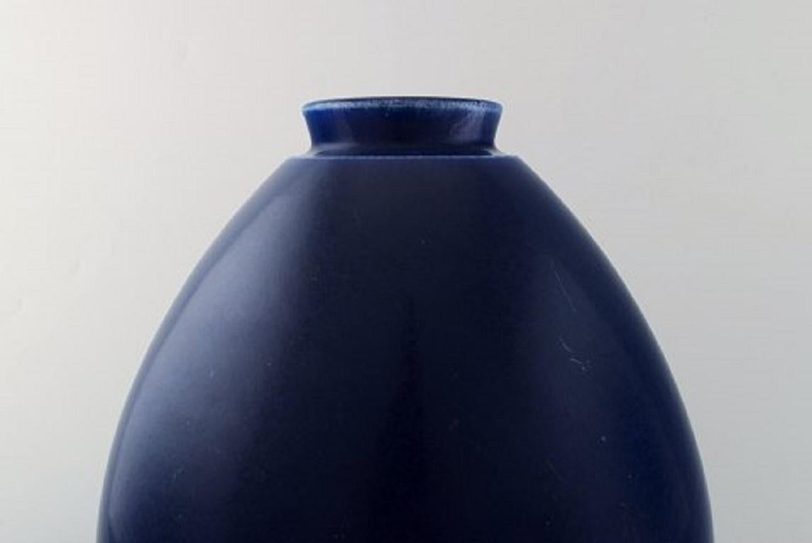 Danish Early Saxbo 'Denmark', Large Drop Shaped Ceramic Vase in Modern Design