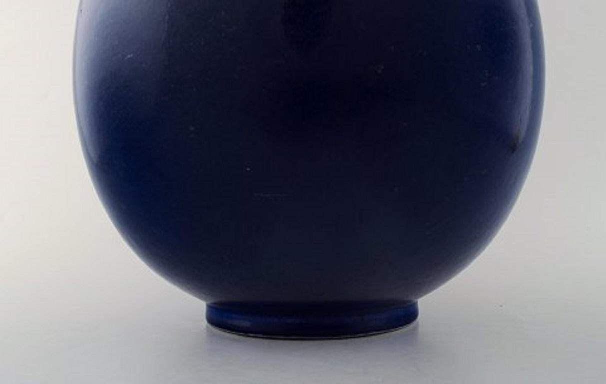 Early Saxbo 'Denmark', Large Drop Shaped Ceramic Vase in Modern Design In Excellent Condition In Copenhagen, DK