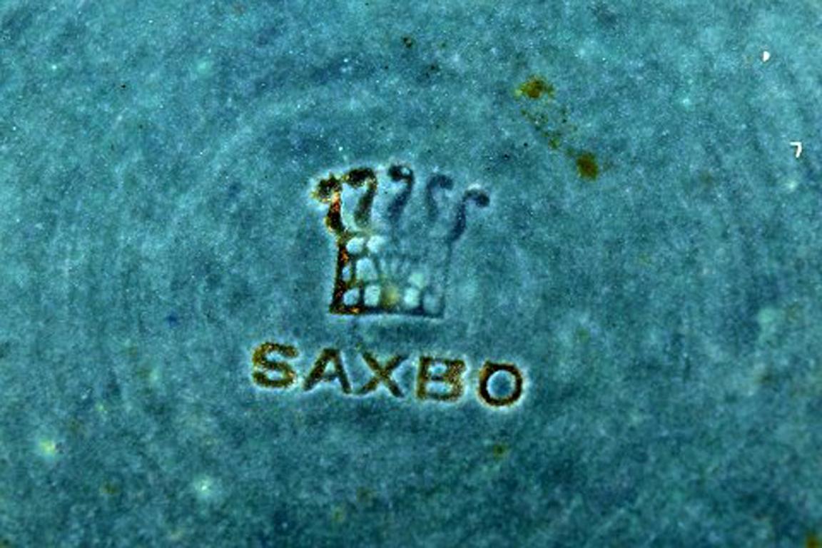 Early Saxbo, Large Spherical Shaped Ceramic Vase in Modern Design 3