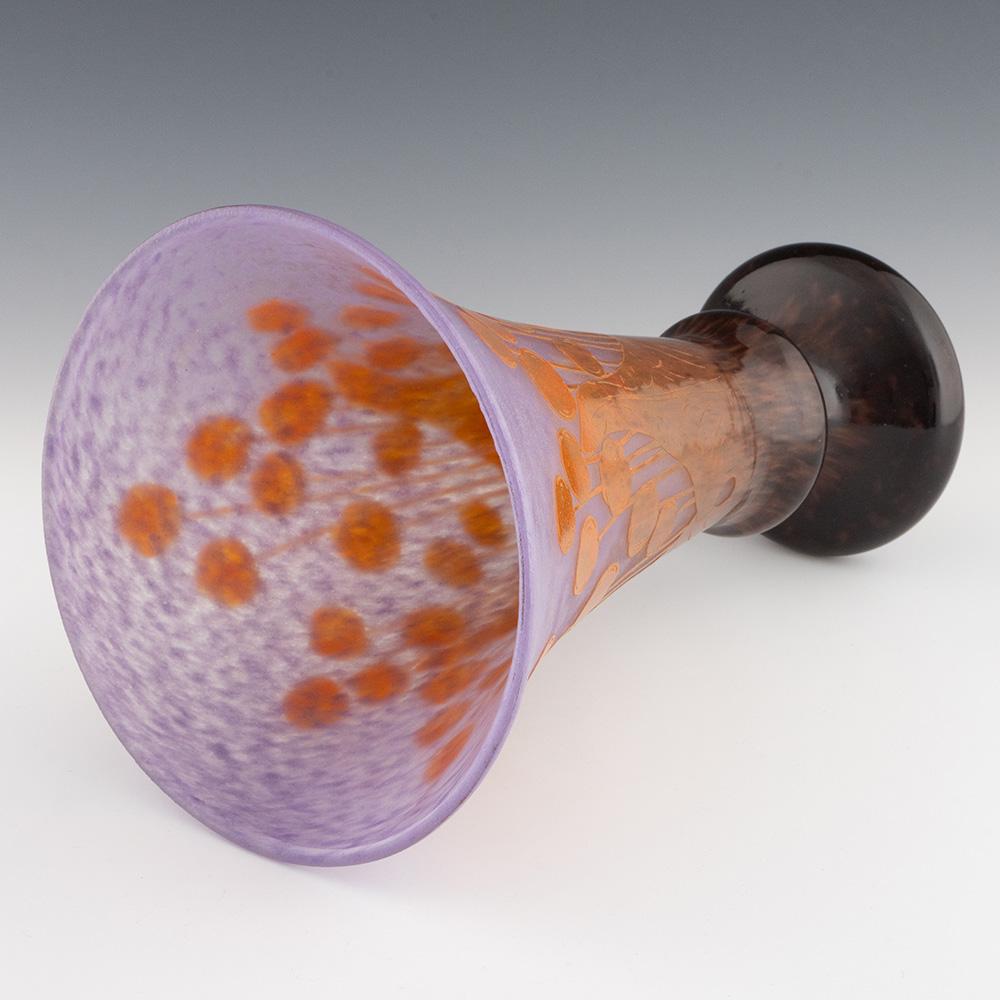 Frühe Schneider Verre Francais Cameo Glass Vase im Angebot 1