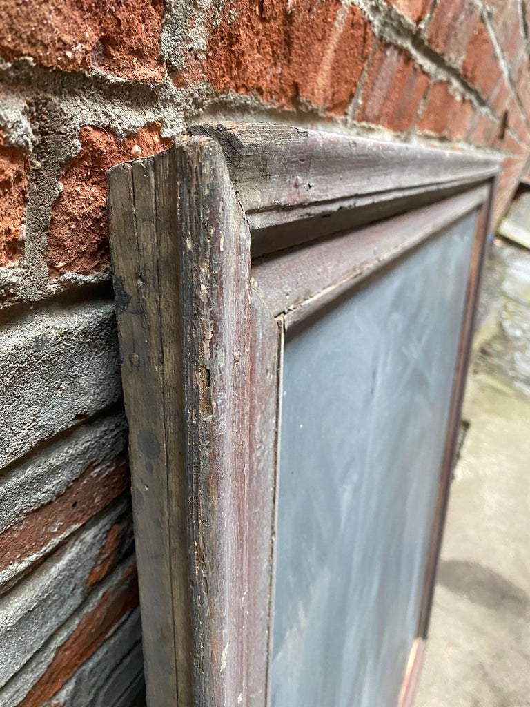 Early Schoolhouse Slate Chalkboard at 1stDibs