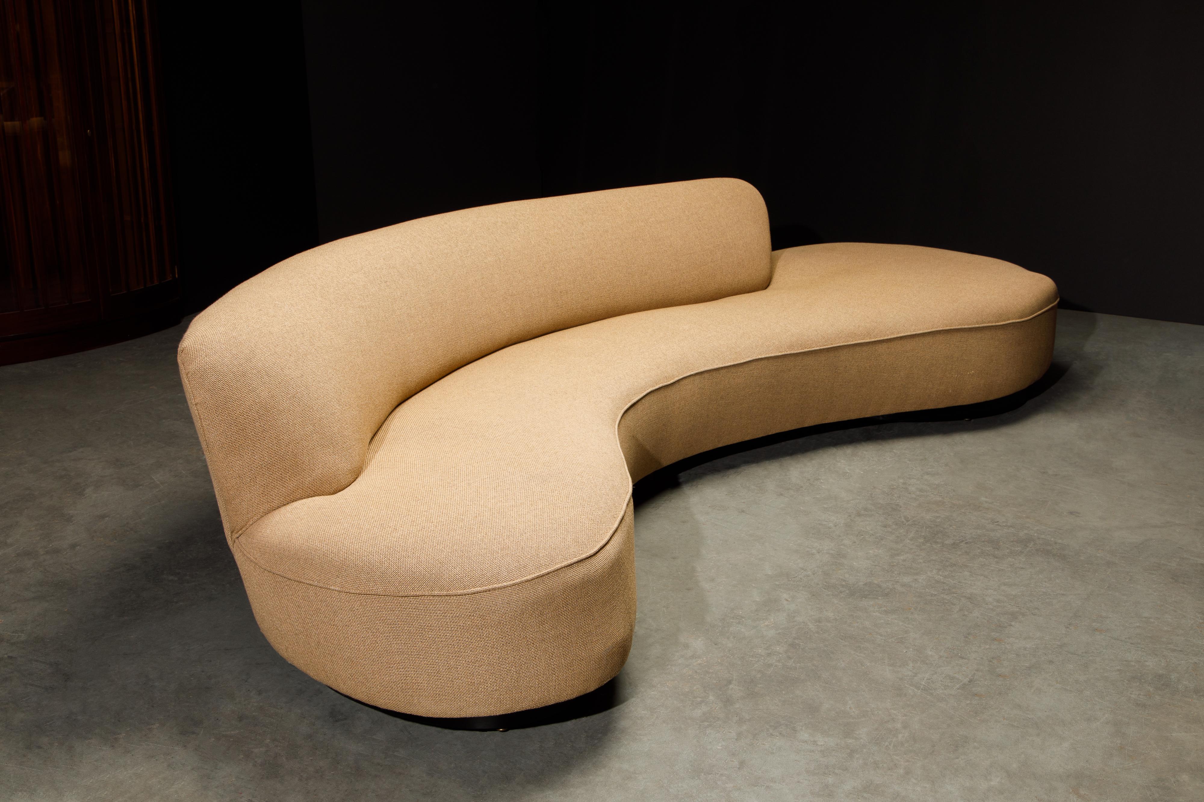 Early 'Serpentine' Sofa by Vladimir Kagan, circa 1960, Signed and Registered  1