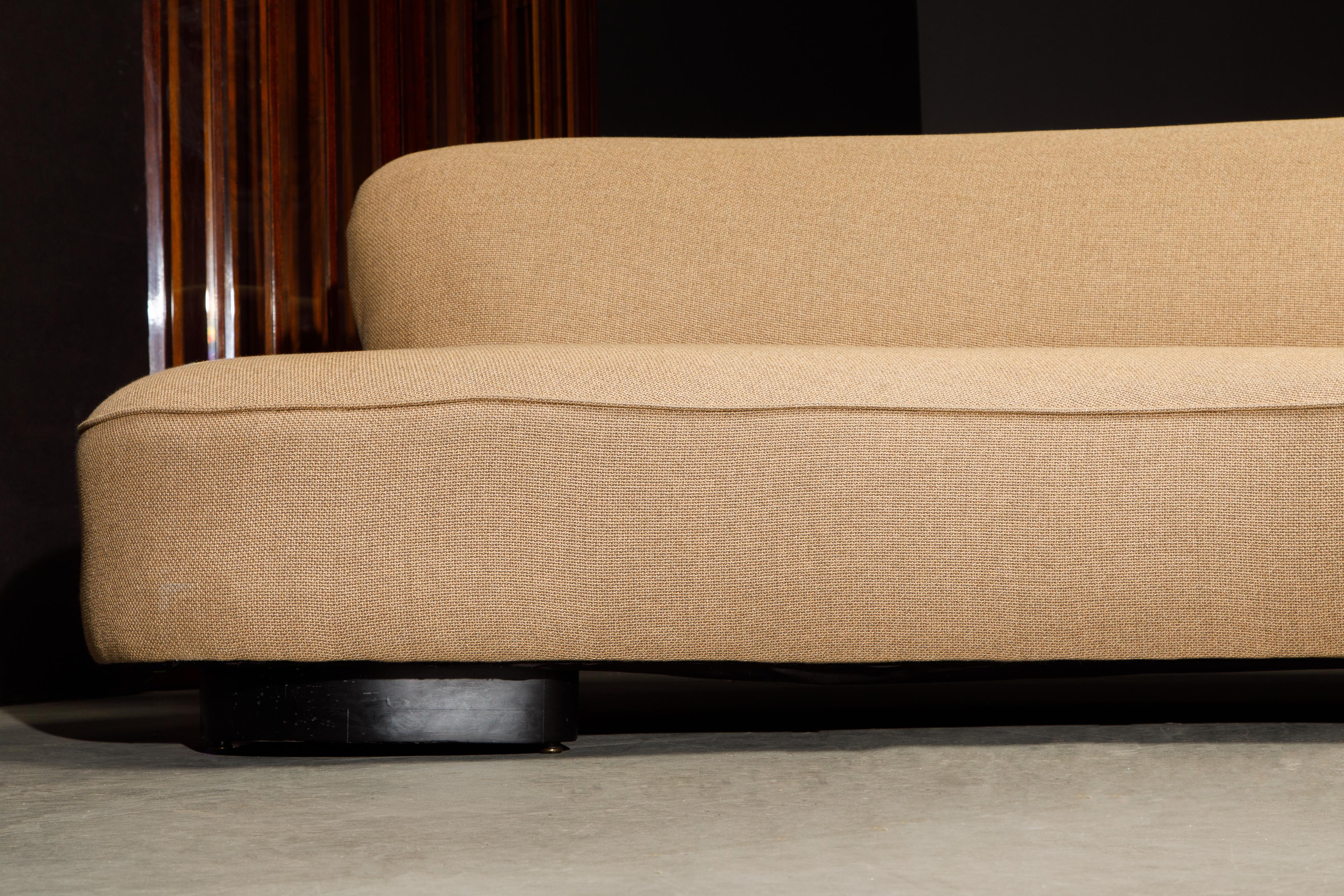 Early 'Serpentine' Sofa by Vladimir Kagan, circa 1960, Signed and Registered  4