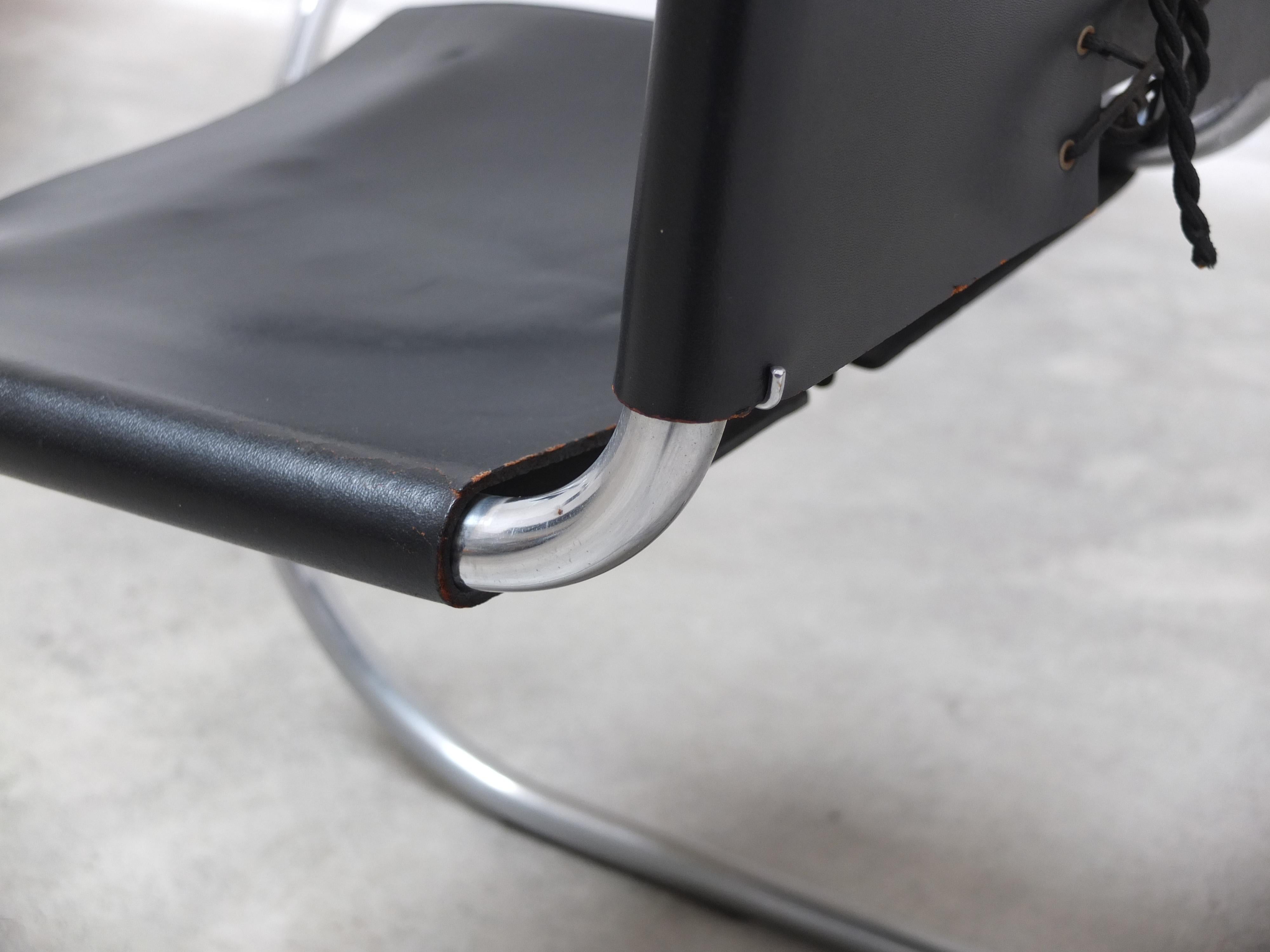 Set di 4 sedie 'MR10' di Mies Van Der Rohe per Knoll, anni '60 in vendita 7