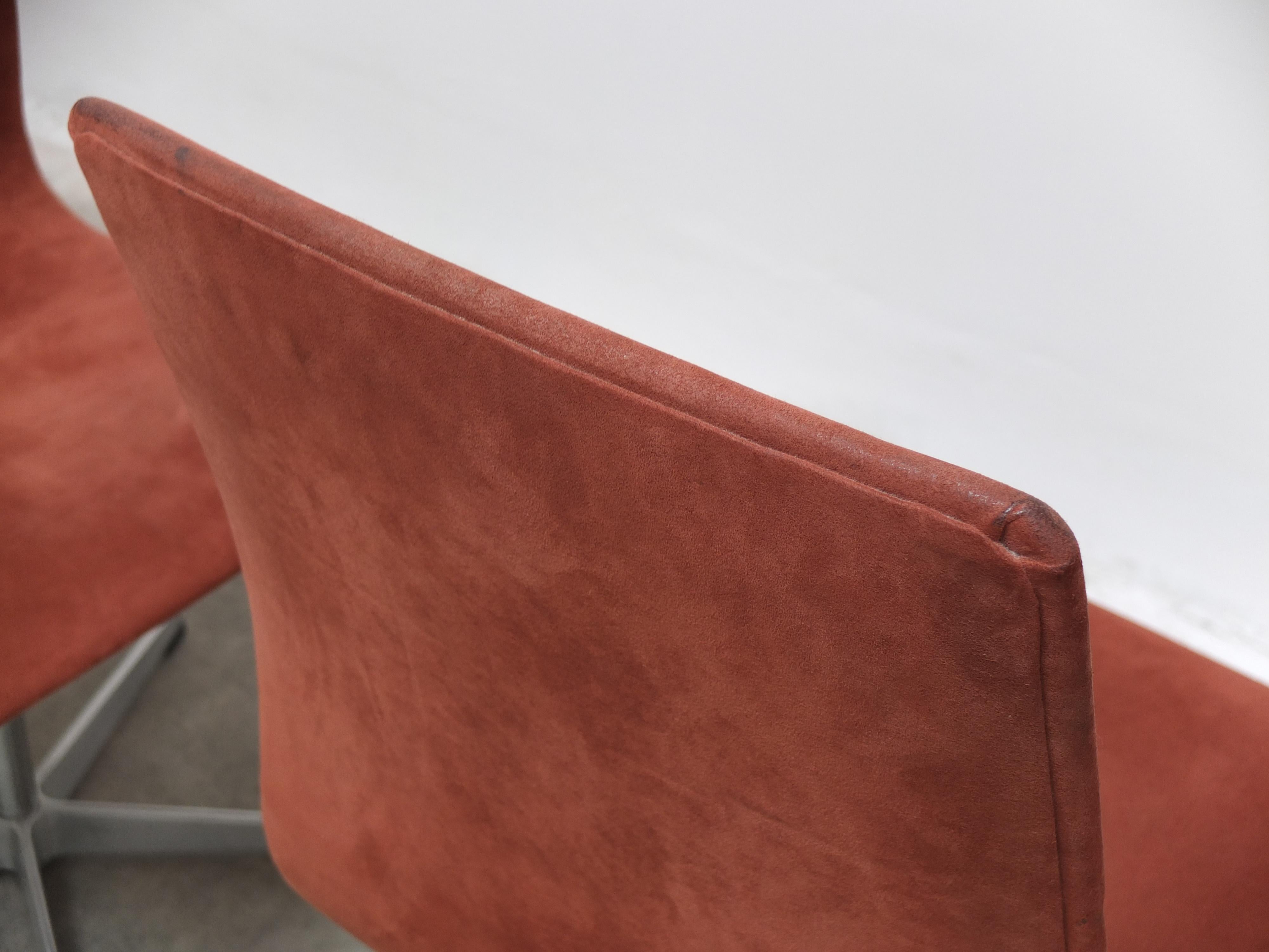 Ensemble de 4 chaises pivotantes 'Oxford' par Arne Jacobsen pour Fritz Hansen, 1966 en vente 5