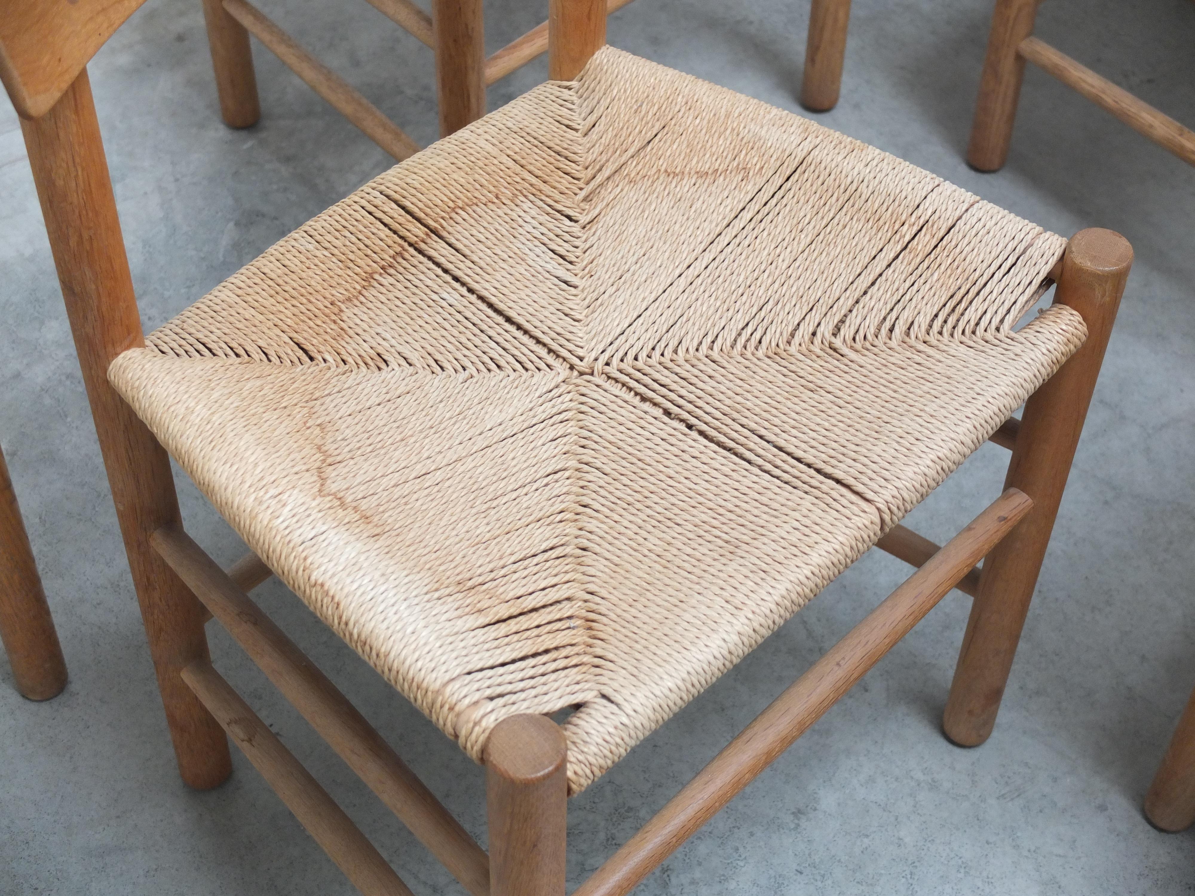 Set di 6 sedie da pranzo 'J39' di Børge Mogensen per FDB Møbler, 1947 in vendita 3