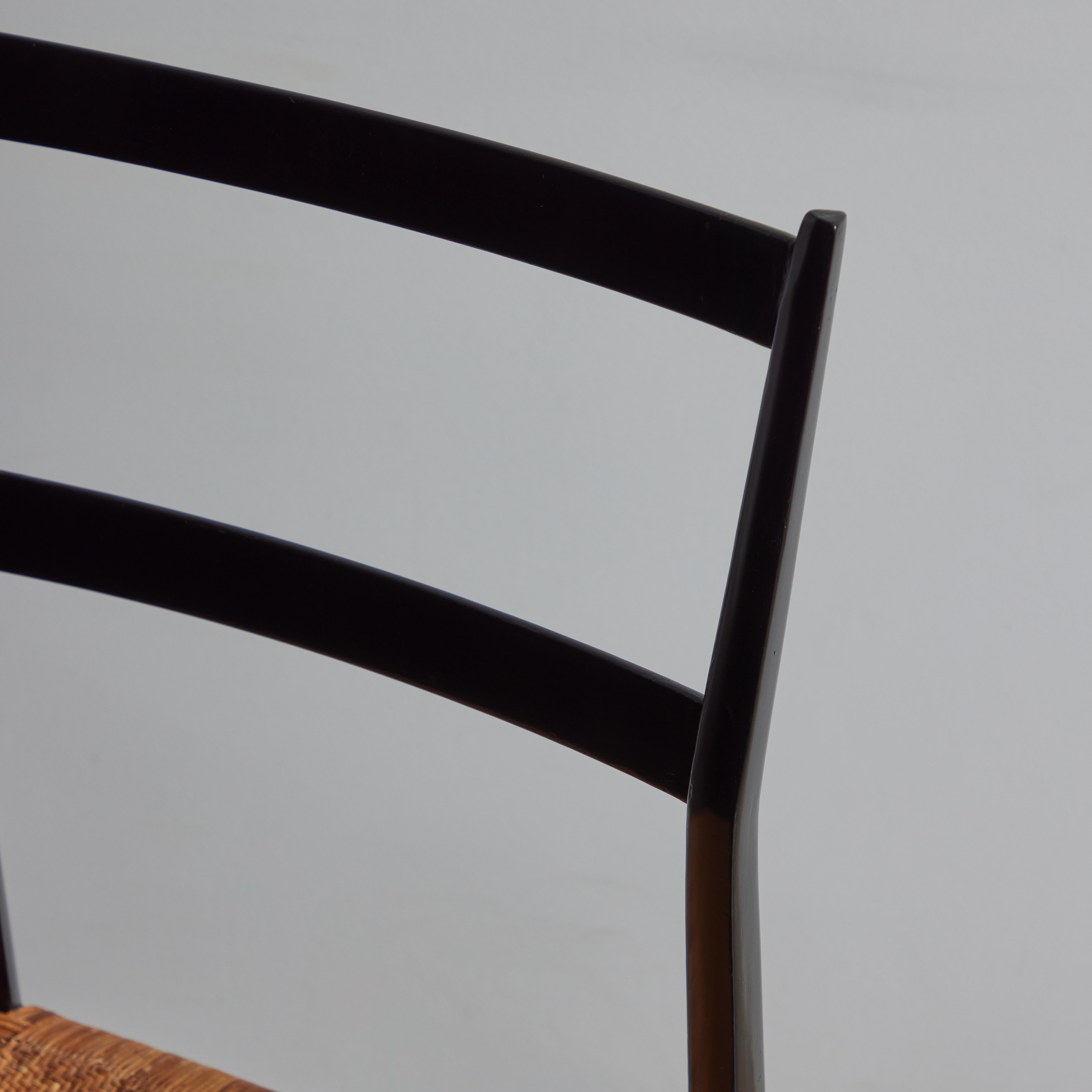 Early Set of Four Superleggera Chairs by Gio Ponti For Sale 5