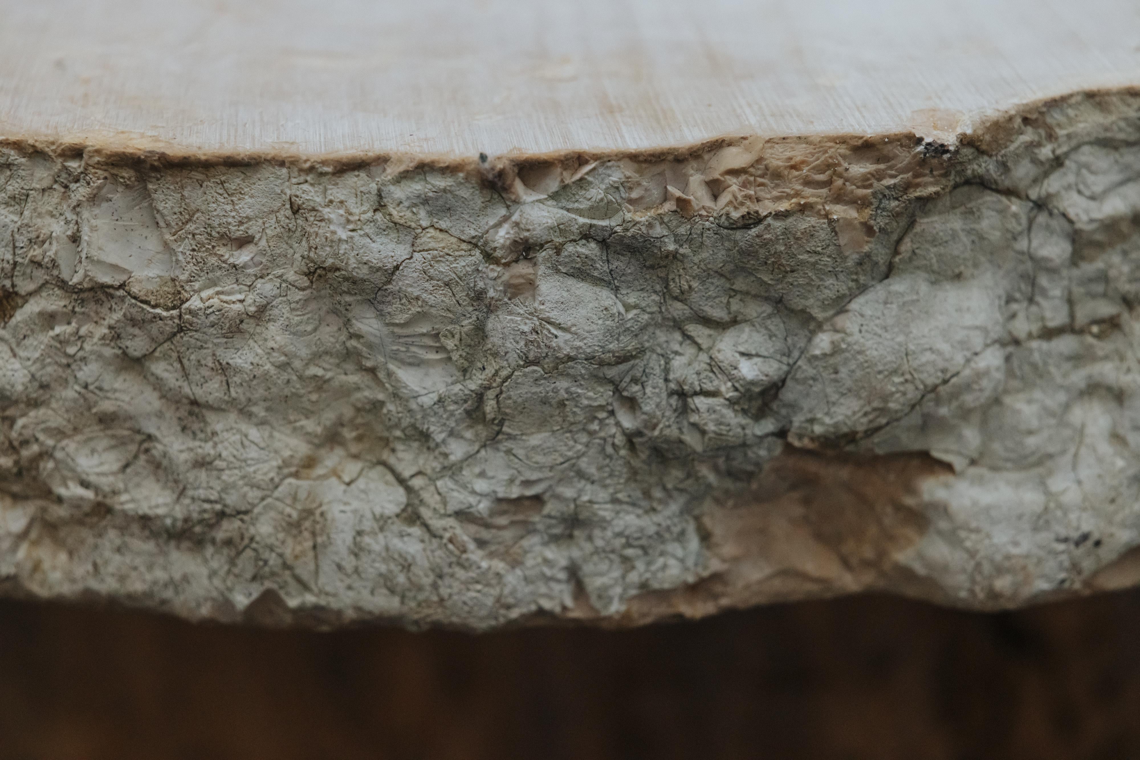 Early Set Of Oak And Stone Slab Coffee Tables From France, Circa 1880 en vente 2