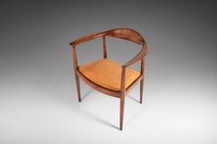 Juego de 2 sillas redondas de roble Hans Wegner modelo JH501 / sillas presidenciales, c. 1950