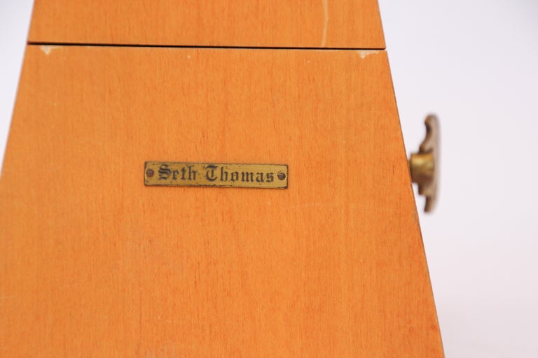 Early Seth Thomas Metronome De Maelzel Number 6411 at 1stDibs seth thomas metronome history