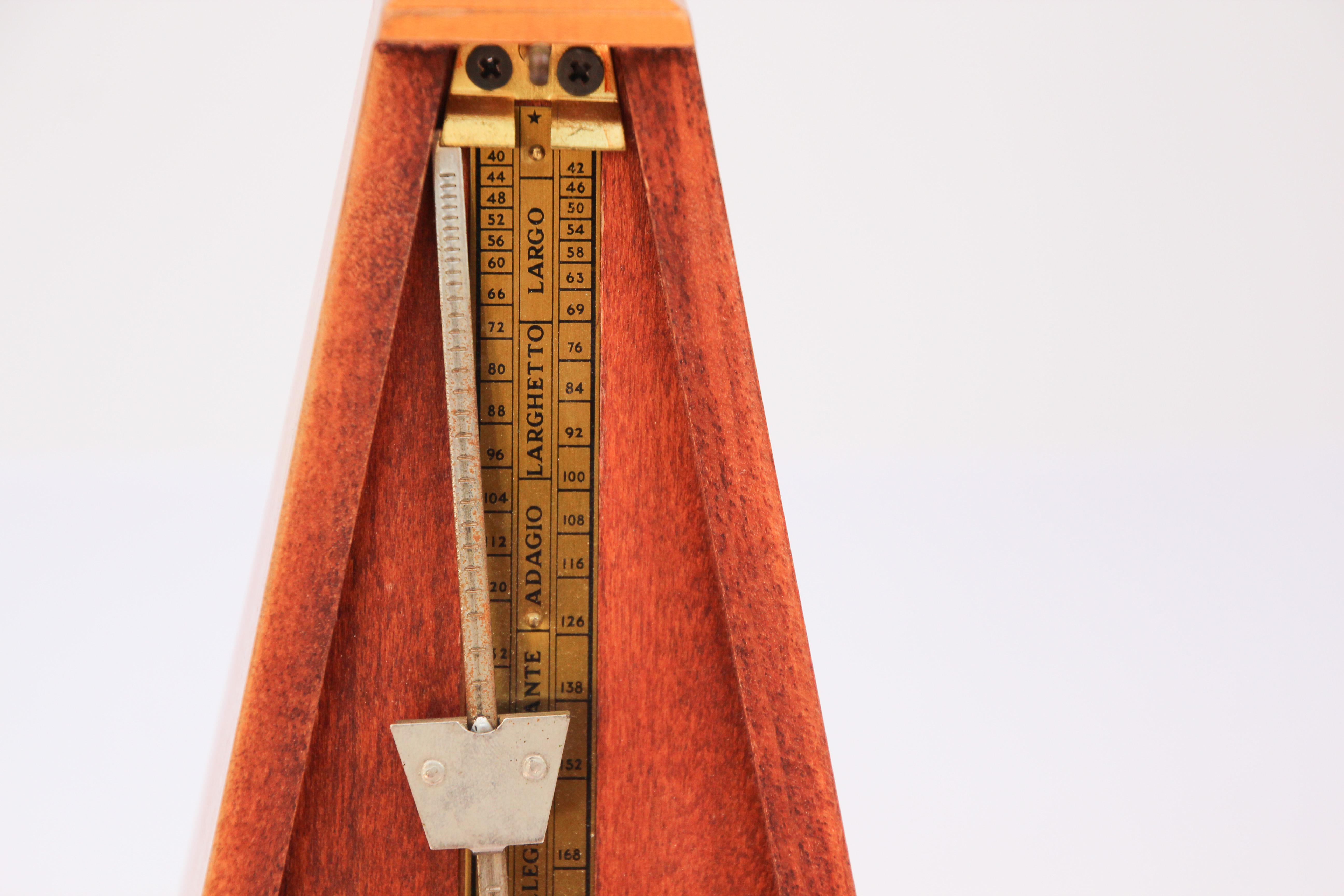 Hand-Crafted Early Seth Thomas Metronome De Maelzel Number 6411