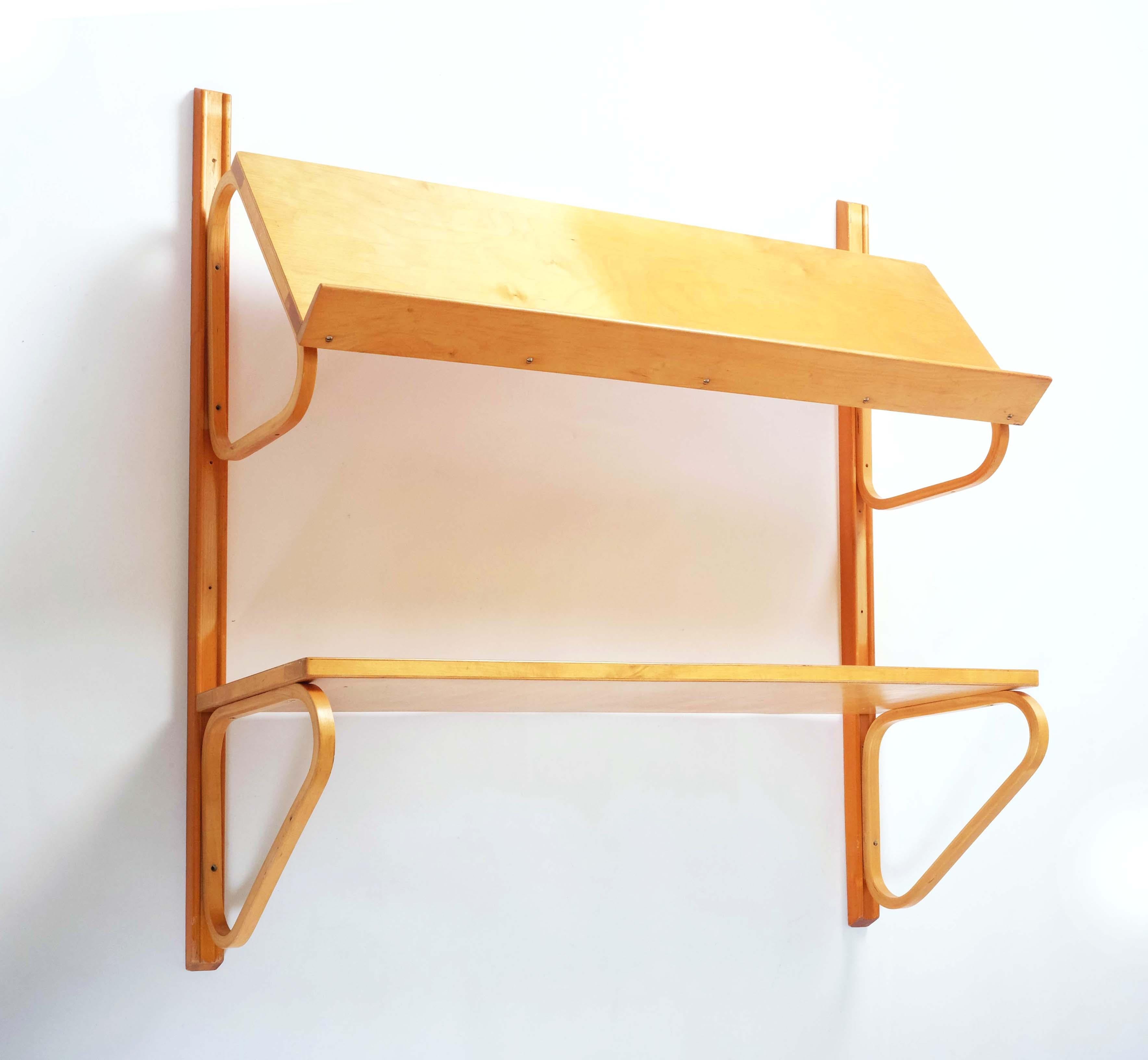 Early Shelf in Birch by Alvar Aalto for Aalto Möbler, Hedemora, Sweden 1