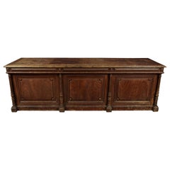 Antique Early Shop Counter from France, circa 1900