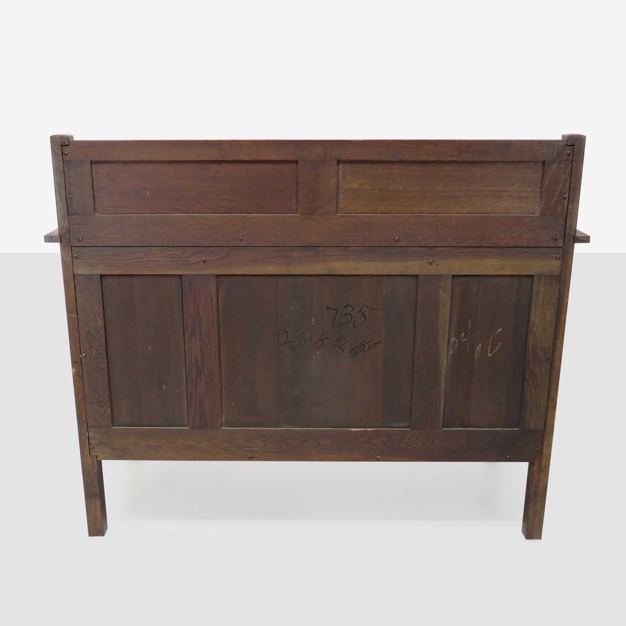 Early sideboard, model 814, by Leopold & John Stickley For Sale 4