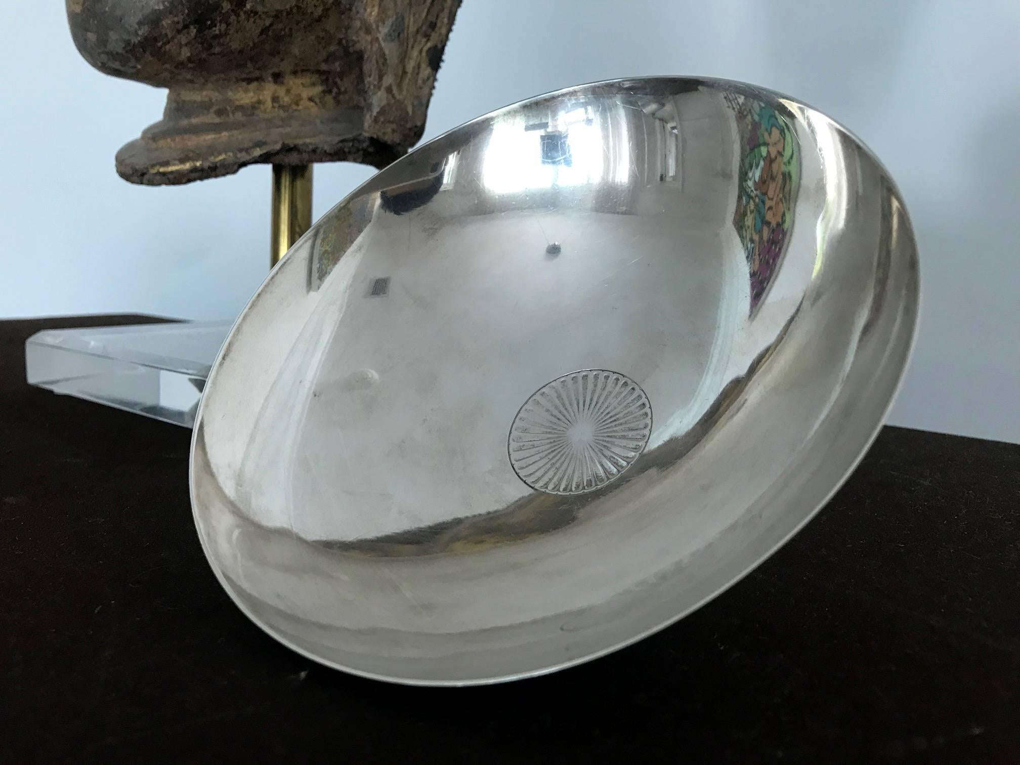Early Silver Bowl by Sigvard Bernadotte for Georg Jensen In Good Condition In Atlanta, GA