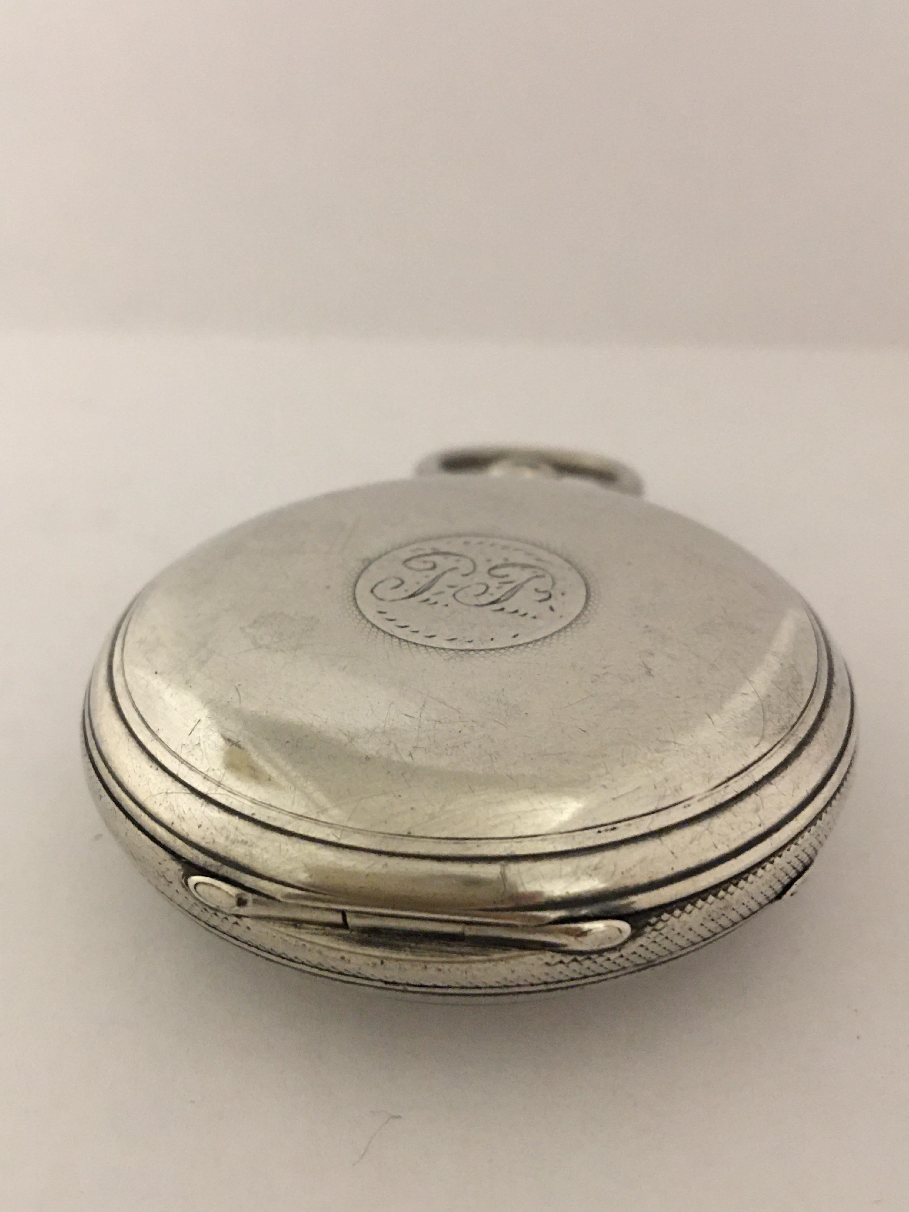 Early Silver English Lever Fusee Pocket Watch Signed Charles Reeves, Hereford For Sale 10