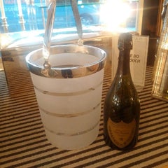 Early Silver Mounted glass Art Deco Ice Bucket by Asprey, 1912