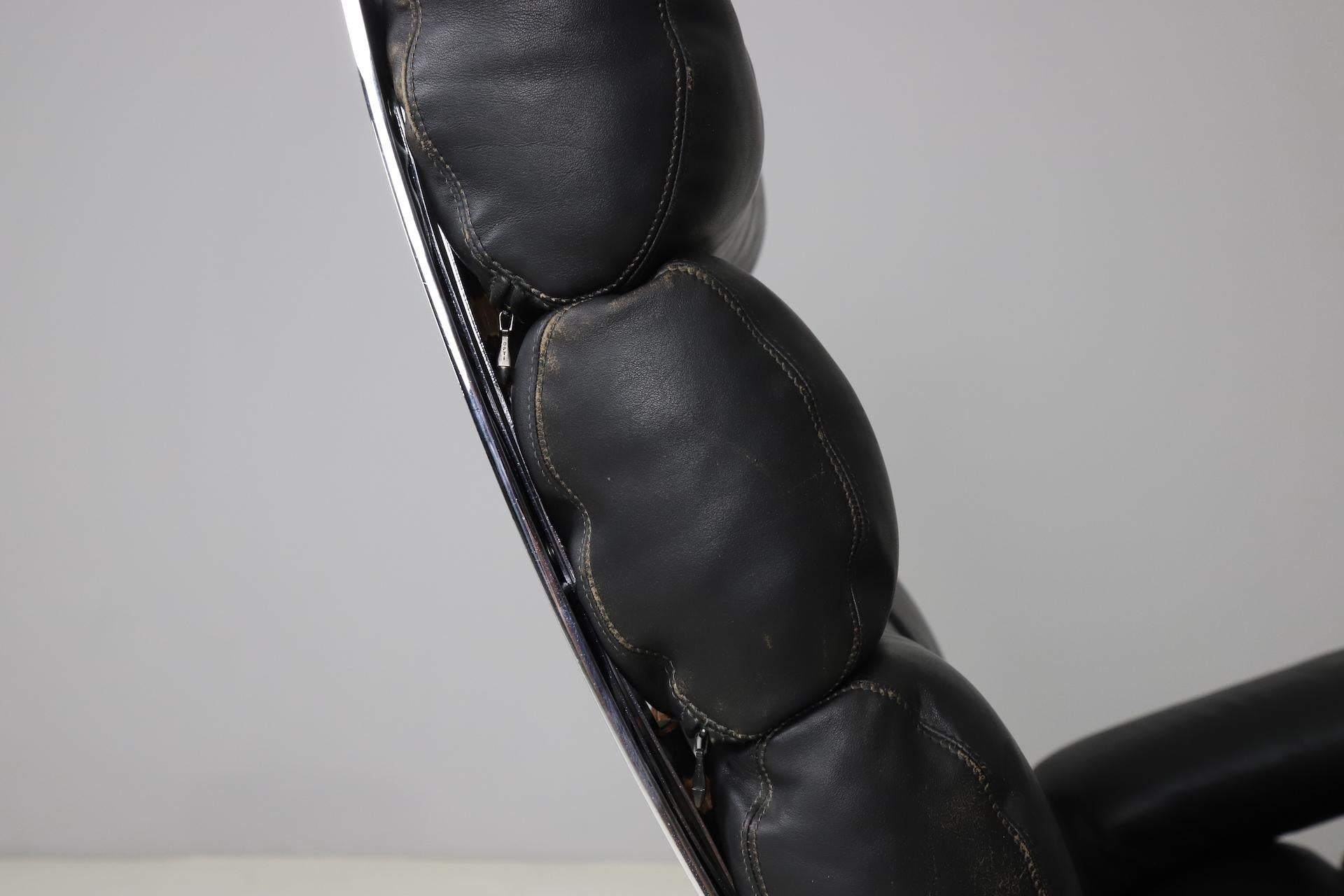 Chaise longue 'Sinus' avec ottoman de R. Adolf & H. Schröpfer pour CORS, 1976 3