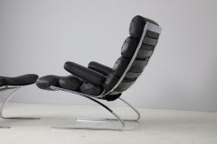 Early 'Sinus' Lounge Chair with ottoman by R. Adolf & H. Schröpfer for COR, 1976