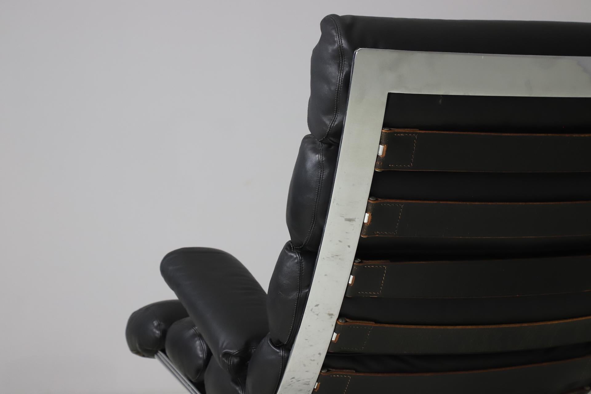 Chaise longue 'Sinus' avec ottoman de R. Adolf & H. Schröpfer pour CORS, 1976 1