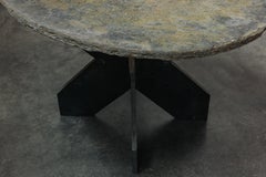 Early Slate Center Table From Belgium, Circa 1850