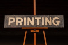 Early Smaltz “Printing” Trade Sign
