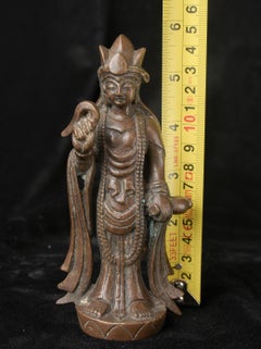 Early Solid Cast Korean Bronze Buddha. Sculpted and Cast to the Highest Standard