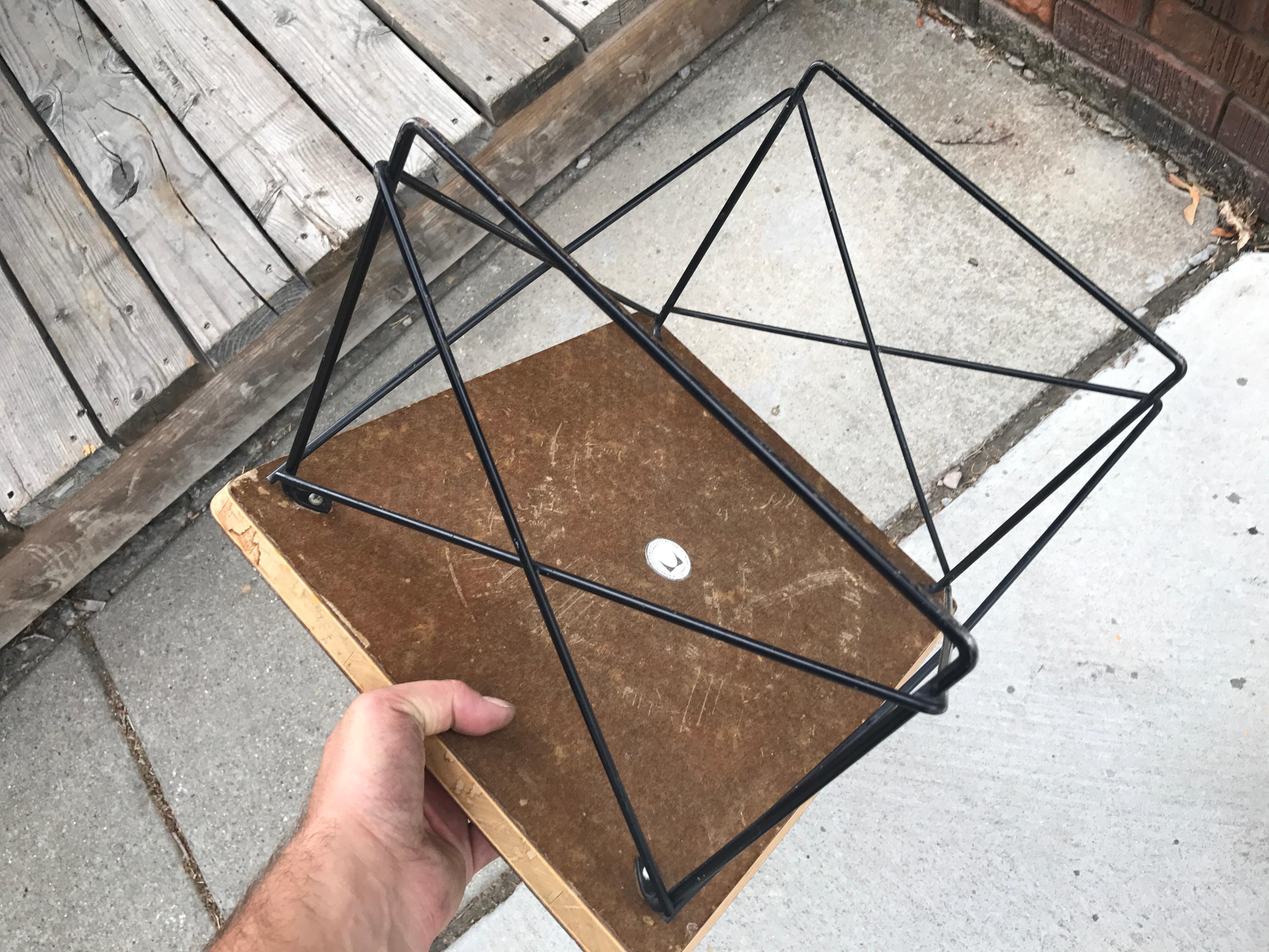 Early Solid Core Eames LTR Low Side Tables In Excellent Condition In Salt Lake City, UT