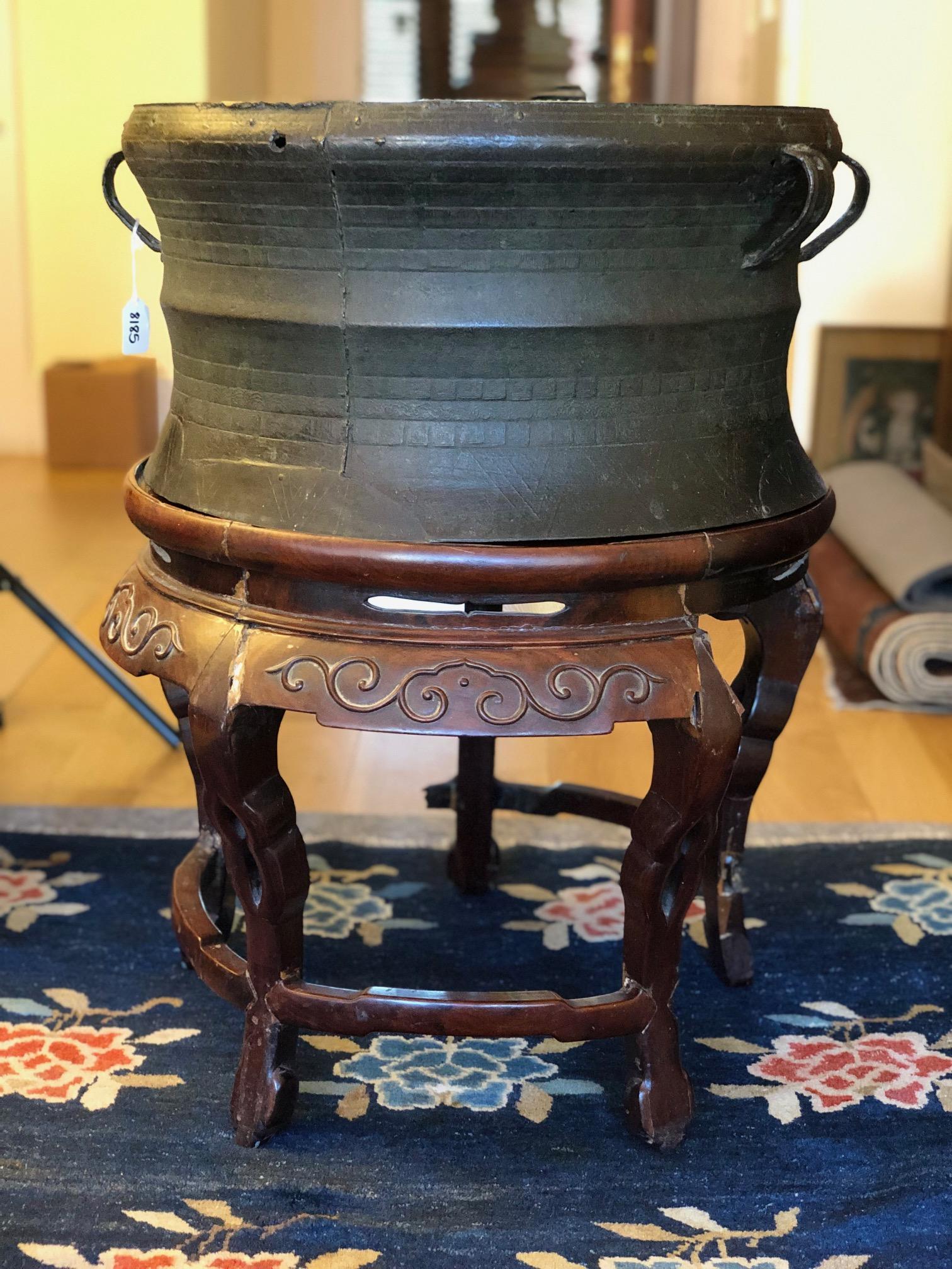 Tambour en bronze du début de l'Asie du Sud-Est - Connu dans la littérature sous le nom de 