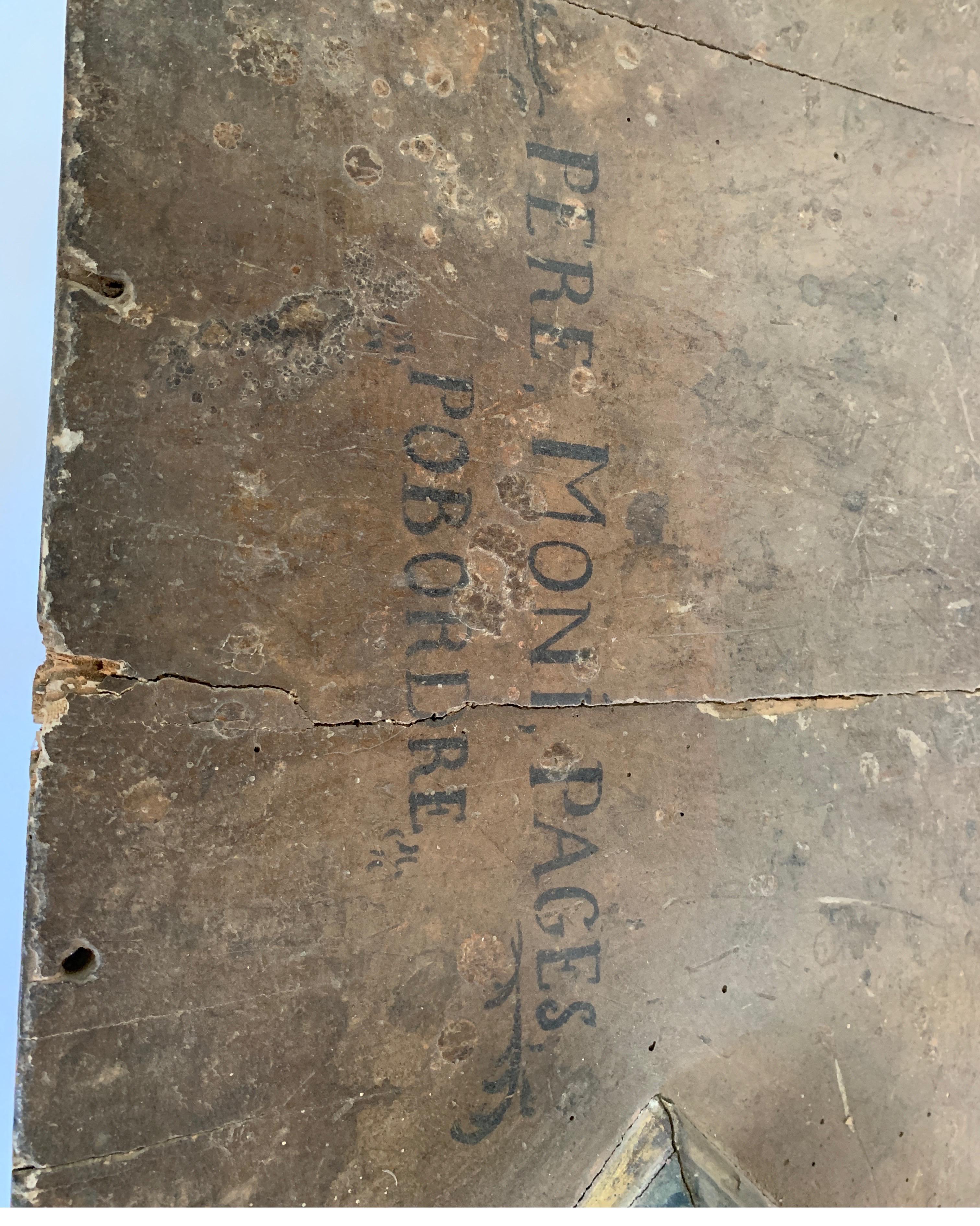 Porto Santos de principios del siglo XVII con pintura policromada original y columnas Madera en venta