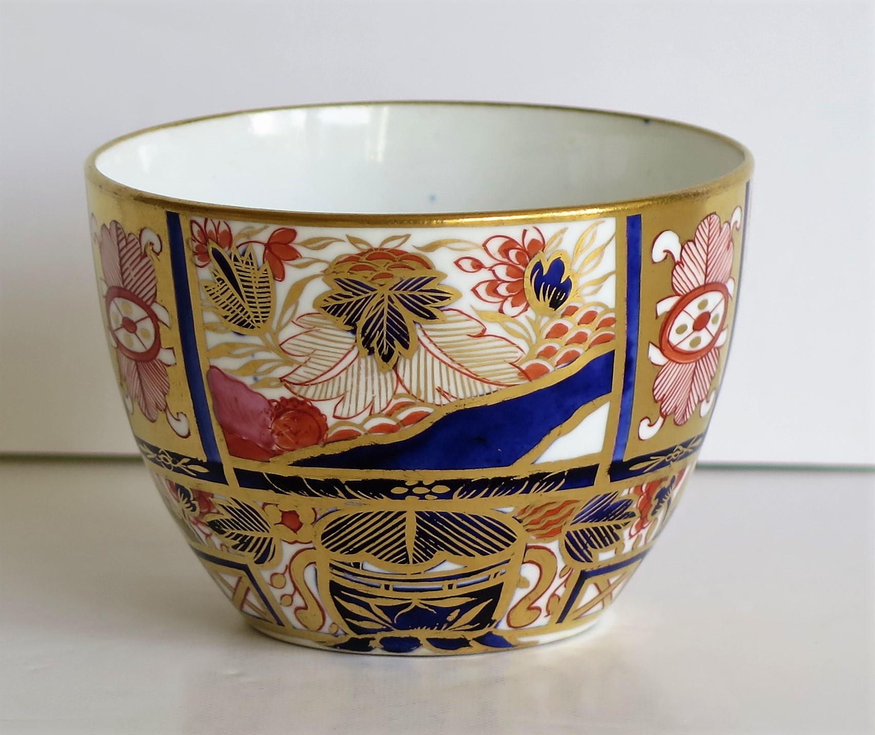 Chinoiserie Early Spode Porcelain Tea Cup Heavily Gilded Pattern 963 Hand Painted