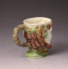 Early Staffordshire Pottery Ralph Wood Bacchus Tankard, Late 18th Century
