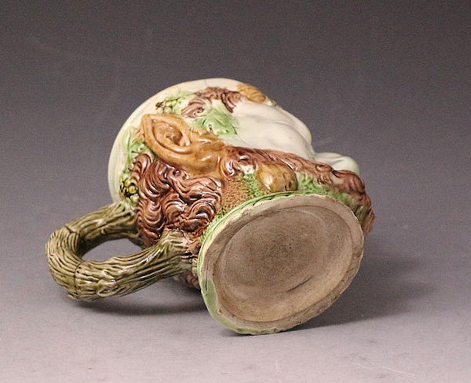 English Early Staffordshire Pottery Ralph Wood Bacchus Tankard, Late 18th Century For Sale