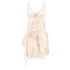 Early Stella McCartney Spring 2002 “Cheeky Monkey” Novelty Print Dress 40