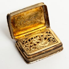 Early Sterling Silver Vinaigrette