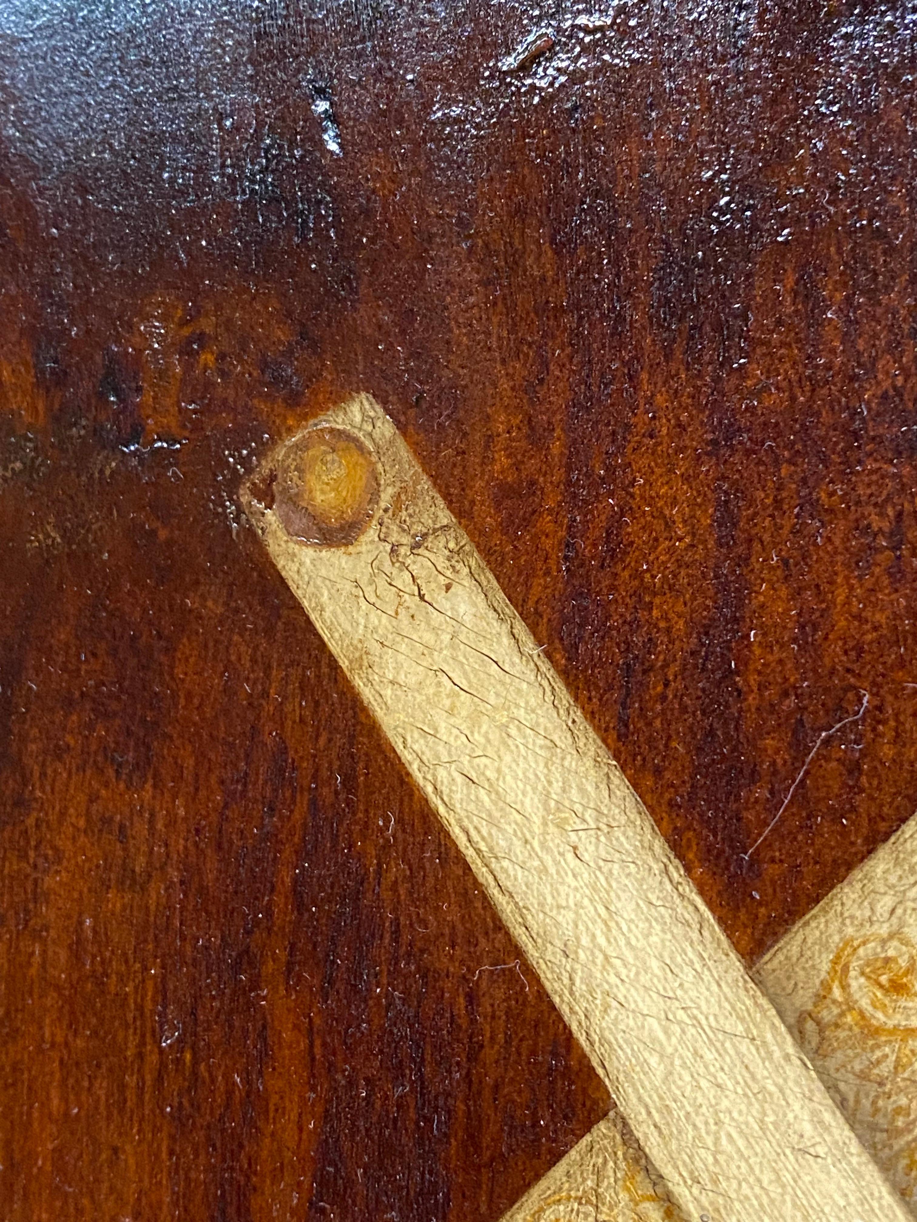 Naturaleza muerta temprana Pintura trampantojo en venta 2