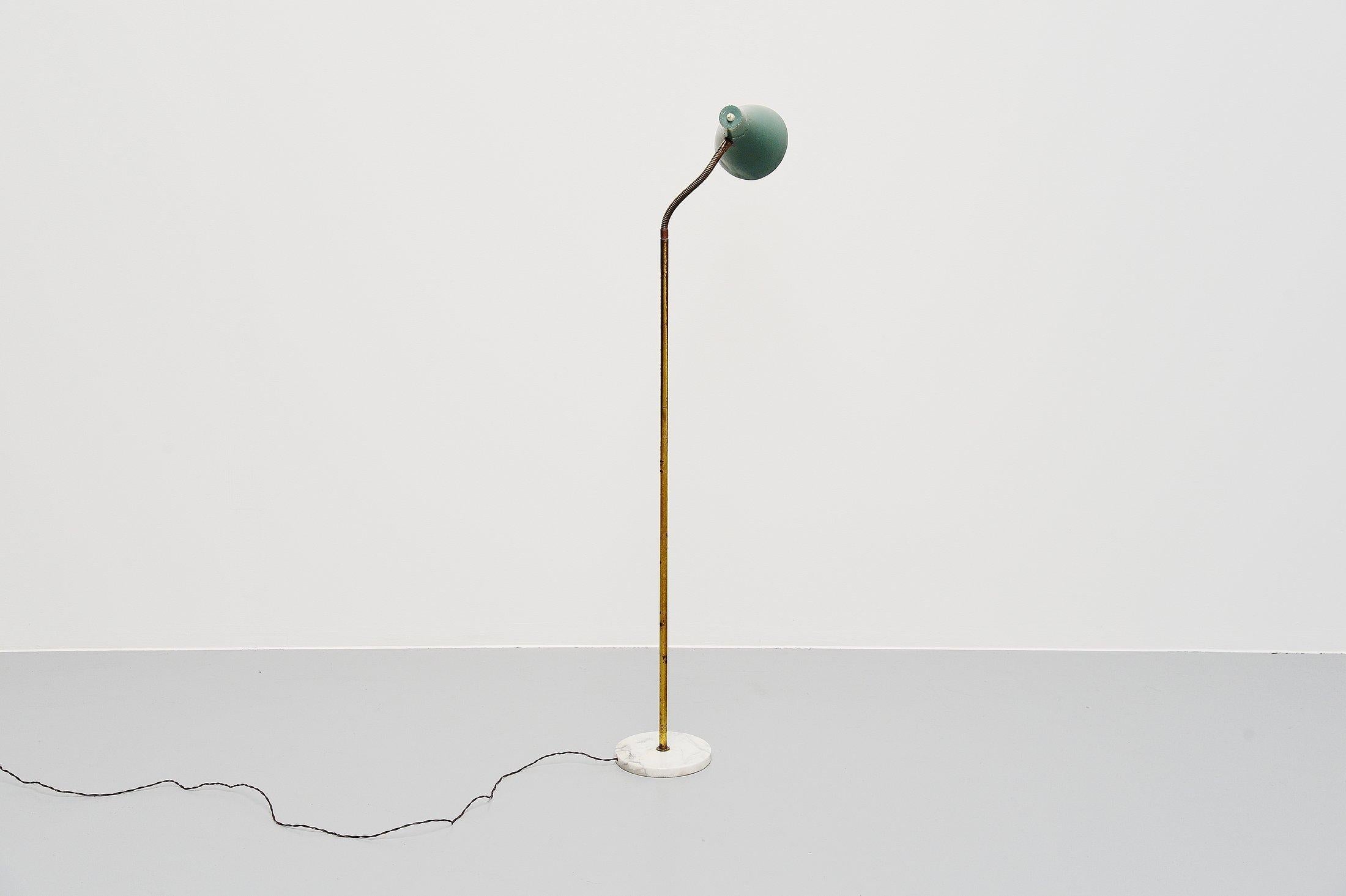 Italian Early Stilux Floor Lamp with Bendable Arm, Italy, 1950