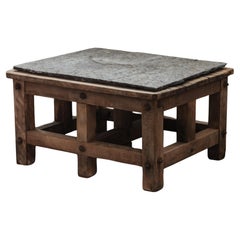 Early Stone Coffee Table From France, Circa 1900
