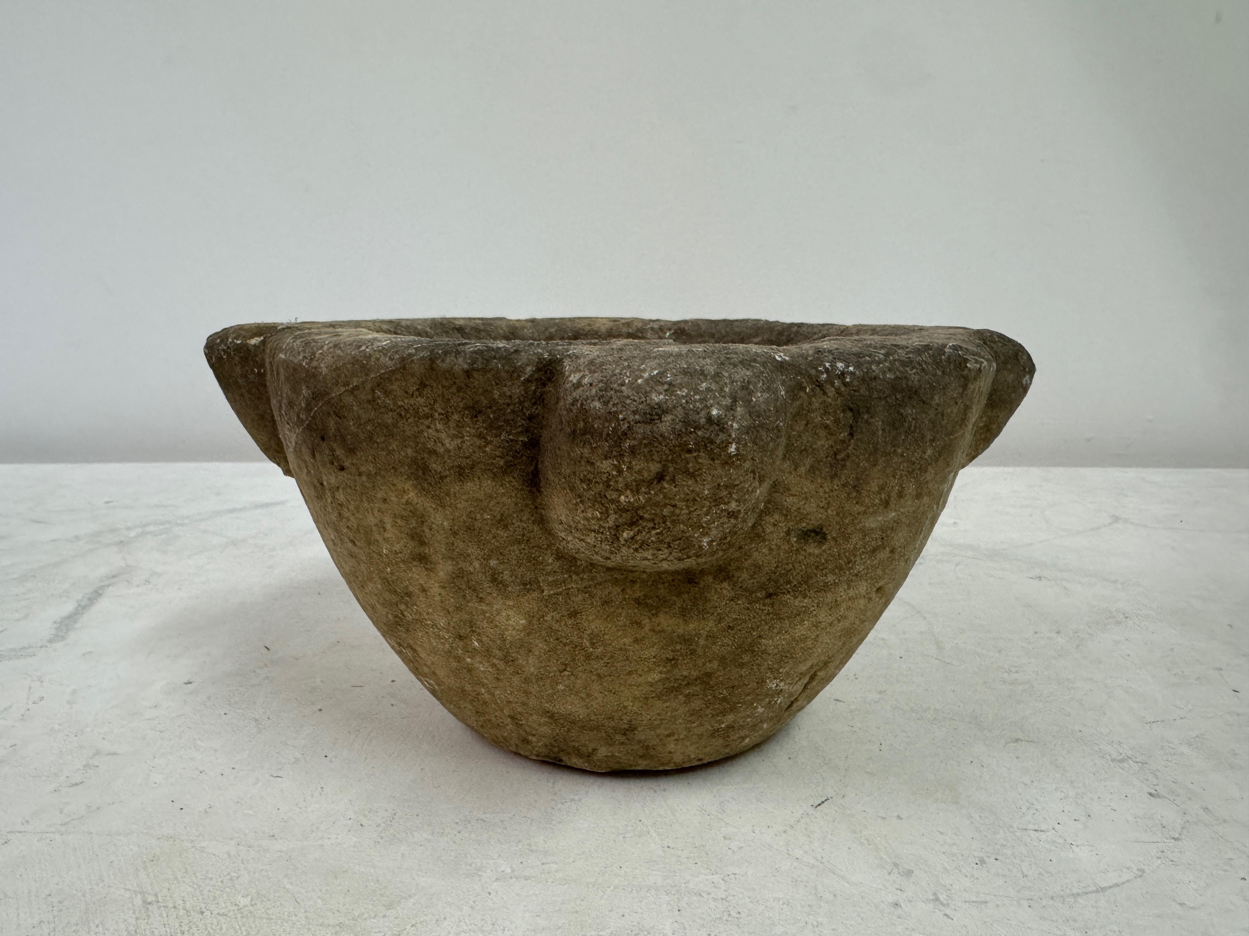 XIXe siècle Mortier de pierre ancien, 18e-19e siècle en vente