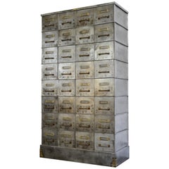Early Strafor Industrial Drawer Cabinet, circa 1920