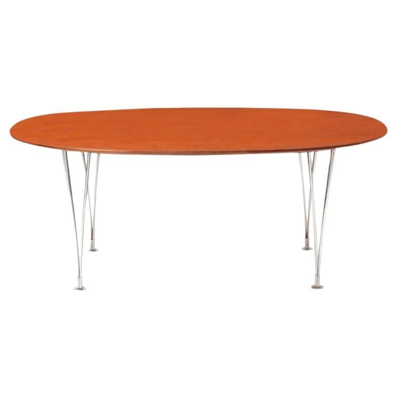 Early 'Super Ellipse' Dining Table by Piet Hein for Bruno Mathsson