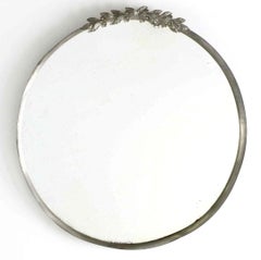 Miroir en étain Svenskt Tenn moderne scandinave des années 1920, Suède