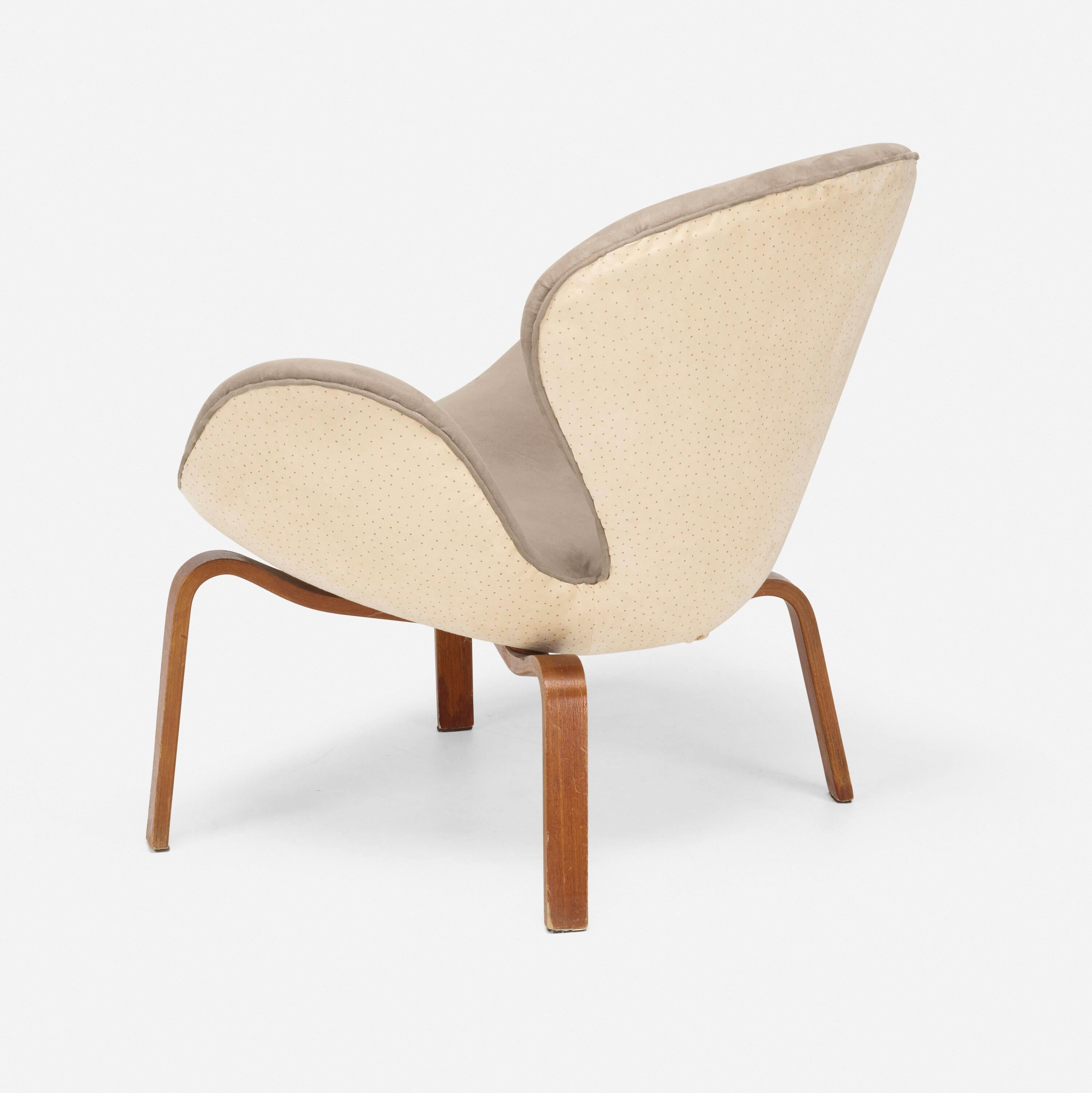 Mid-Century Modern Early 'Swan' Chair Model No. 4325 by Arne Jacobson