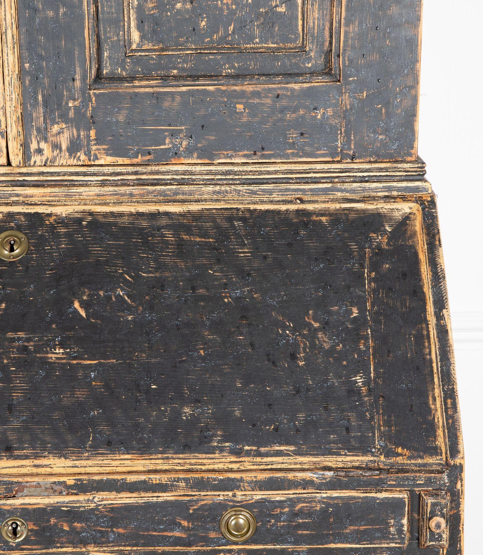 Early Swedish 19th Century Rococo Secretary 1