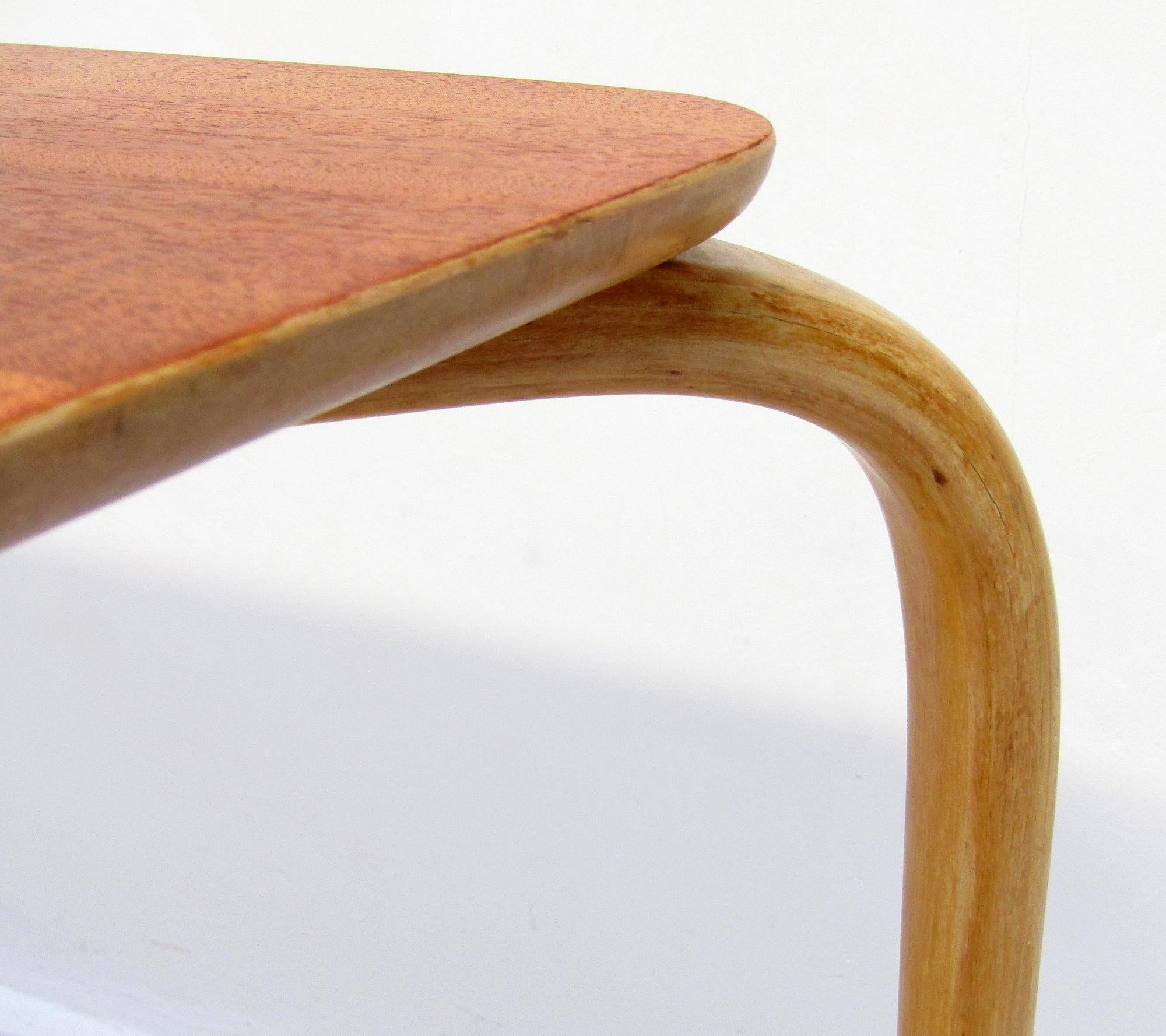 Früher schwedischer Annika-Couchtisch aus kubanischem Mahagoni von Bruno Mathsson, um 1940 im Angebot 4