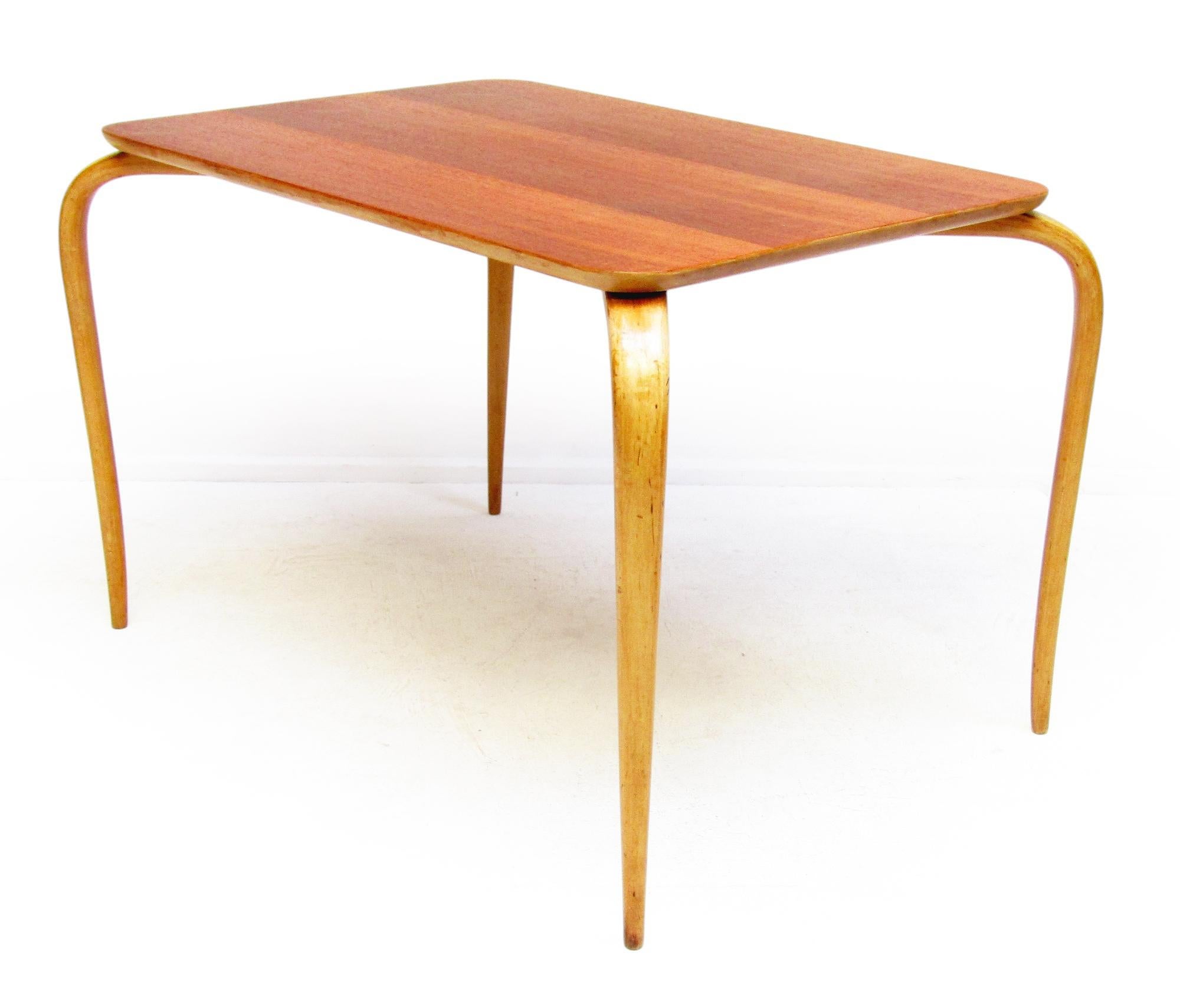 Früher schwedischer Annika-Couchtisch aus kubanischem Mahagoni von Bruno Mathsson, um 1940 im Angebot 5
